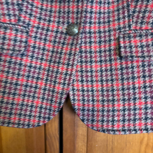 Talbots Aberdeen Wool Blend Plaid Blazer W 14WP Petite Plus Two-Button Jacket - Picture 4 of 8